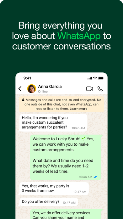 WhatsApp Business screenshot 8