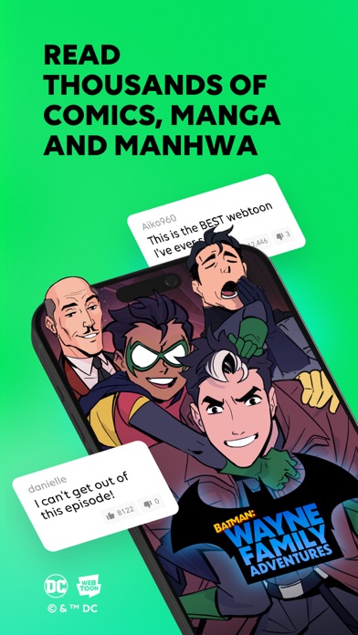 WEBTOON: Manga, Comics, Manhwa screenshot 1
