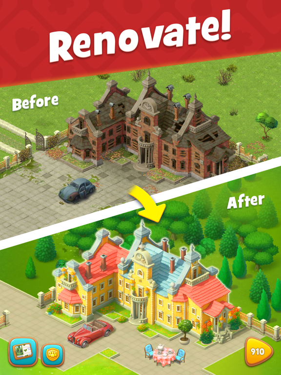 Gardenscapes screenshot 4