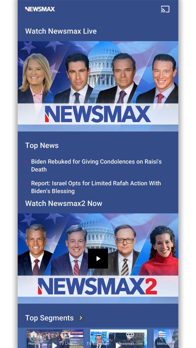 Newsmax screenshot 1