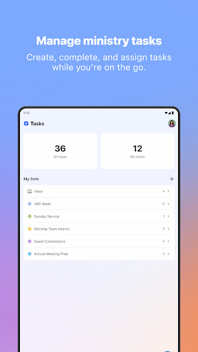 Planning Center screenshot 12