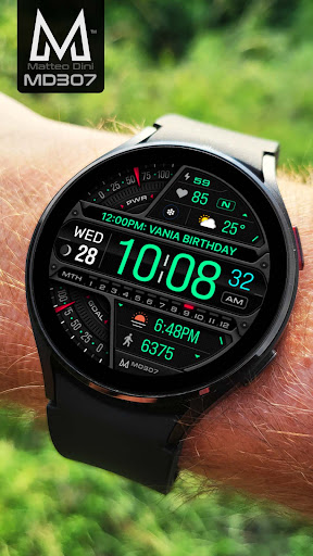 MD307 Digital watch face screenshot 8