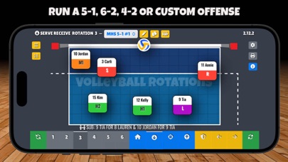 Volleyball Rotations screenshot 1