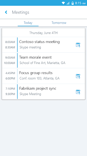 Skype for Business for Android screenshot 3