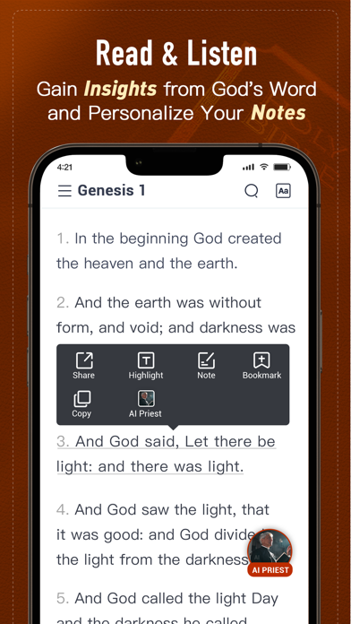 Holy Bible, KJV Bible + Audio screenshot 3