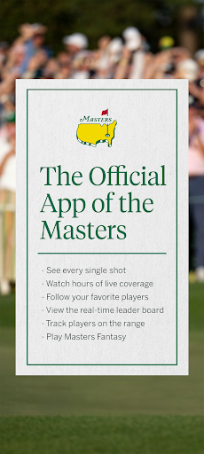The Masters Golf Tournament screenshot 1
