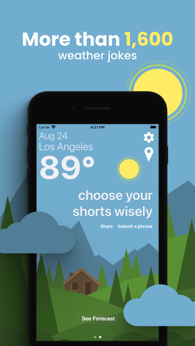 Funny Weather: Rude Forecast screenshot 1