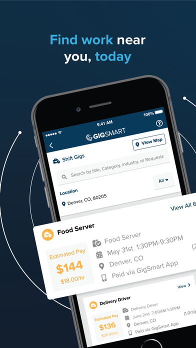 GigSmart Get Gigs screenshot 1