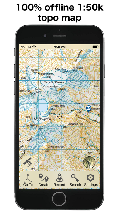 NZ Topo50 Offline - North screenshot 1