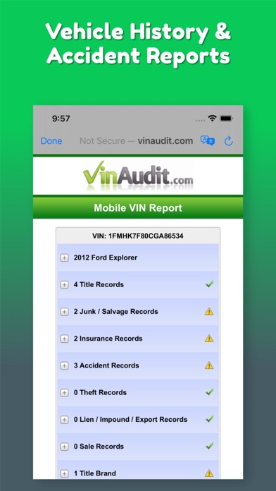 VIN Check Report for Used Cars screenshot 3