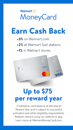 Walmart MoneyCard screenshot 1