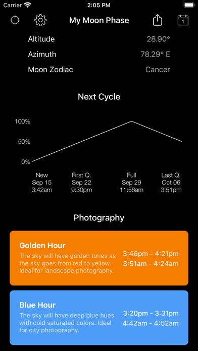 My Moon Phase Pro screenshot 2