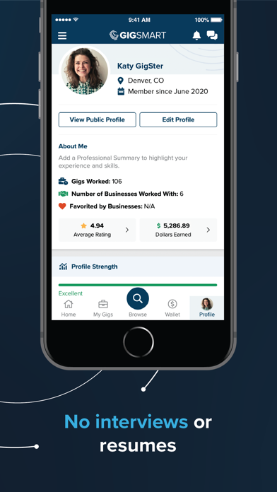 GigSmart Get Gigs screenshot 4