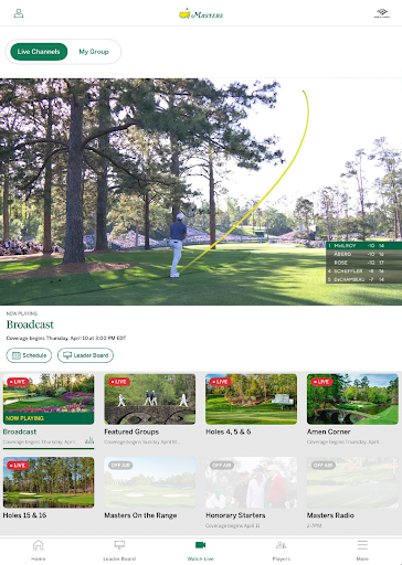 The Masters Golf Tournament screenshot 10