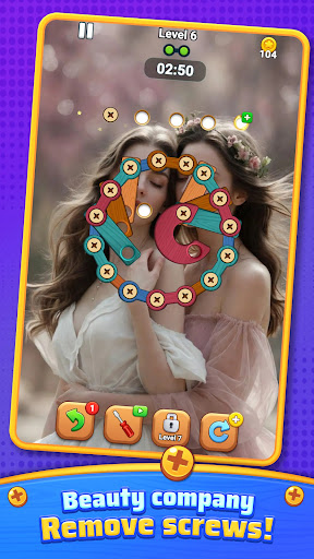 Wood Screw Lovely Puzzle screenshot 2