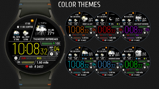 Weather watch face W6.5 screenshot 6