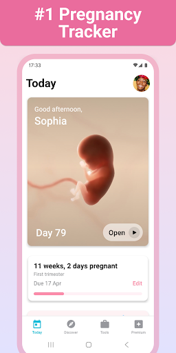Pregnancy + | Tracker App screenshot 1