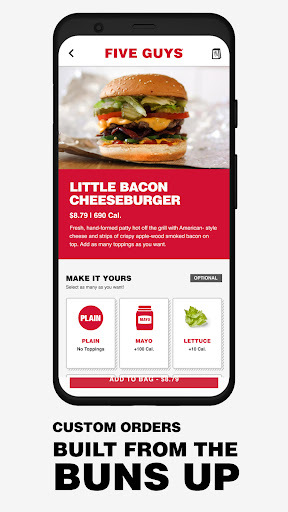 Five Guys Burgers & Fries screenshot 1