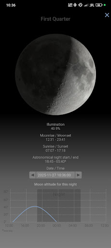 Light pollution map screenshot 4