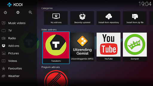 Kodi screenshot 3