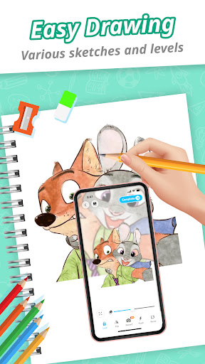 Draw Cartoon - AR Sketch App screenshot 1
