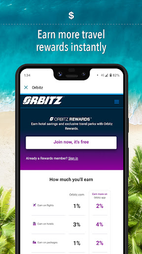 Orbitz Hotels & Flights screenshot 2