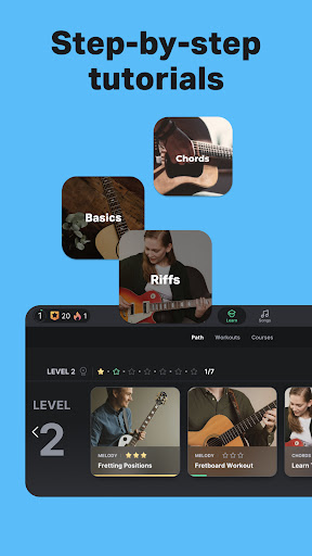 Yousician: Learn & Play Guitar screenshot 1