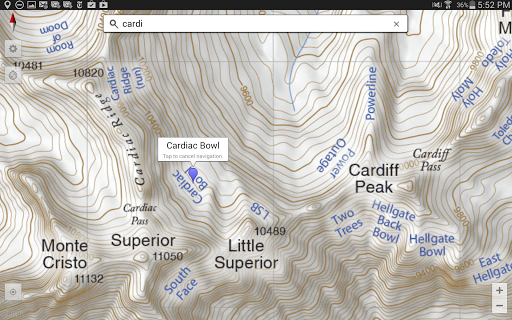 Wasatch Backcountry Skiing Map screenshot 8