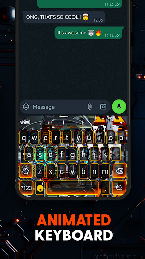 Futuristic 3D Tech Wallpaper screenshot 3