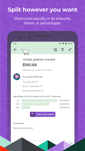 Splitwise screenshot 2