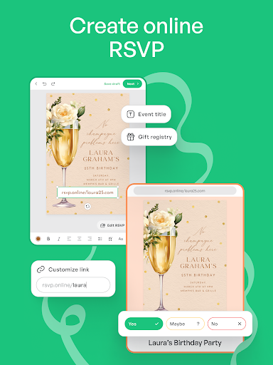 Invitation Maker: Cards & RSVP screenshot 11