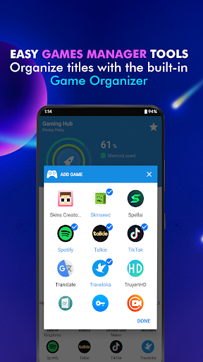 Gaming Hub: Game Launcher App screenshot 8