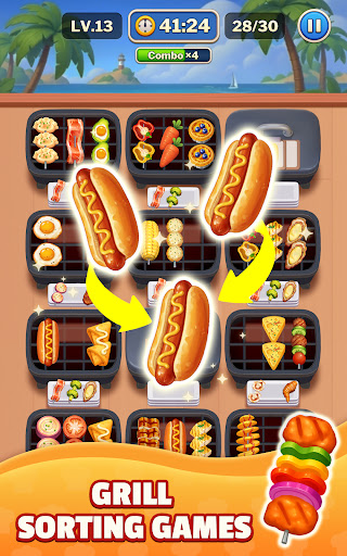 Grill Match - Food Sort Puzzle screenshot 5