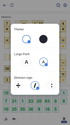 Crossmath® - Math Puzzle Games screenshot 1