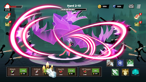 Stickman vs Monster: Idle RPG screenshot 17