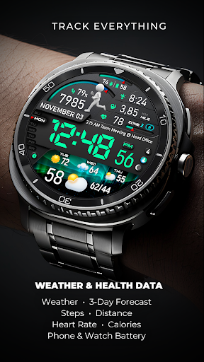 PER23 Digital Watch Face screenshot 4
