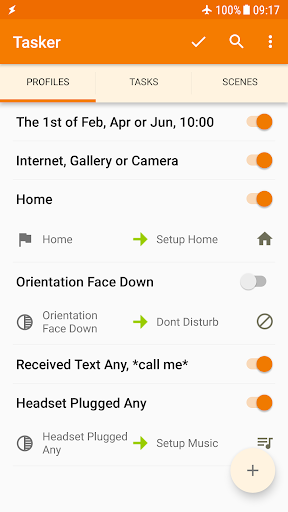 Tasker screenshot 2