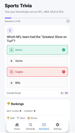 Live Scores : NFL NCAA NBA MLB screenshot 22