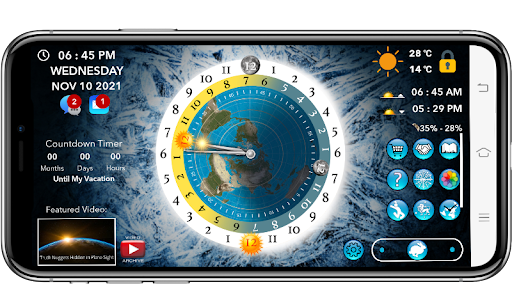 Flat Earth Sun & Moon Clock screenshot 12