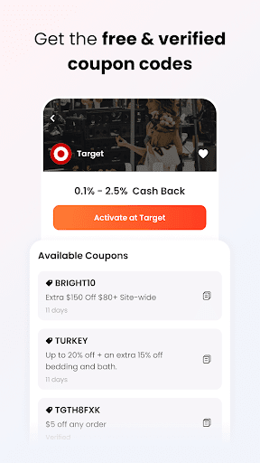 Coupert - Coupons & Cash Back screenshot 2