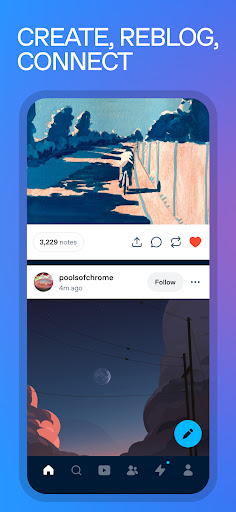 Tumblr Social Media & Art Blog screenshot 13