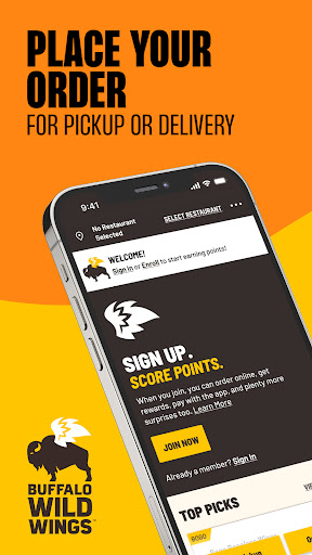 Buffalo Wild Wings Ordering screenshot 1