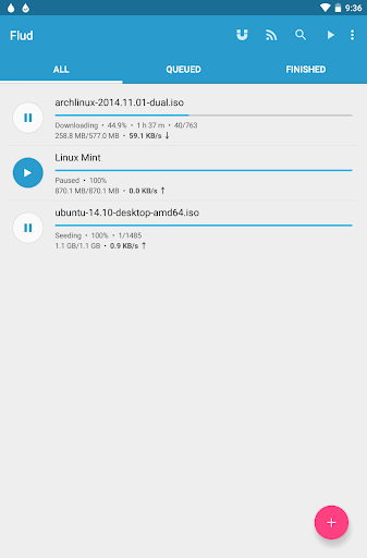 Flud+ screenshot 1
