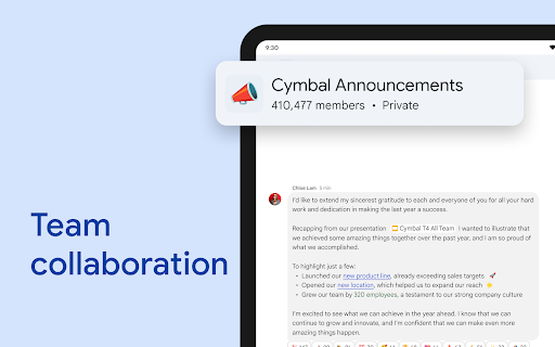 Google Chat screenshot 24