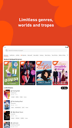 Wattpad - Read & Write Stories screenshot 4