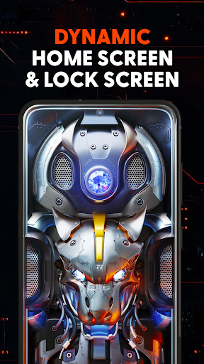 Futuristic 3D Tech Wallpaper screenshot 6