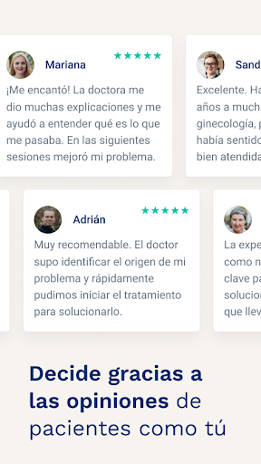 Doctoralia: pide citas médicas screenshot 2