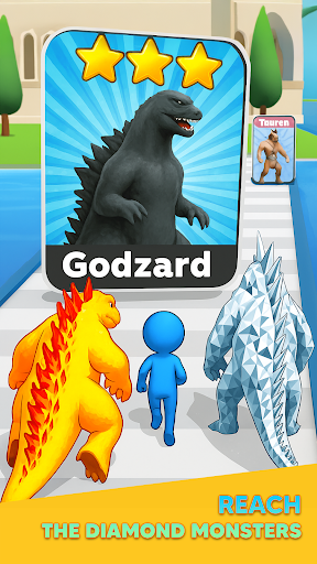 Monster Draft : Merge Runner screenshot 9
