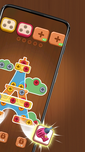 Woodbolt Sort: Nuts & Screws screenshot 2