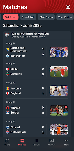 UEFA EURO & Nations League screenshot 2